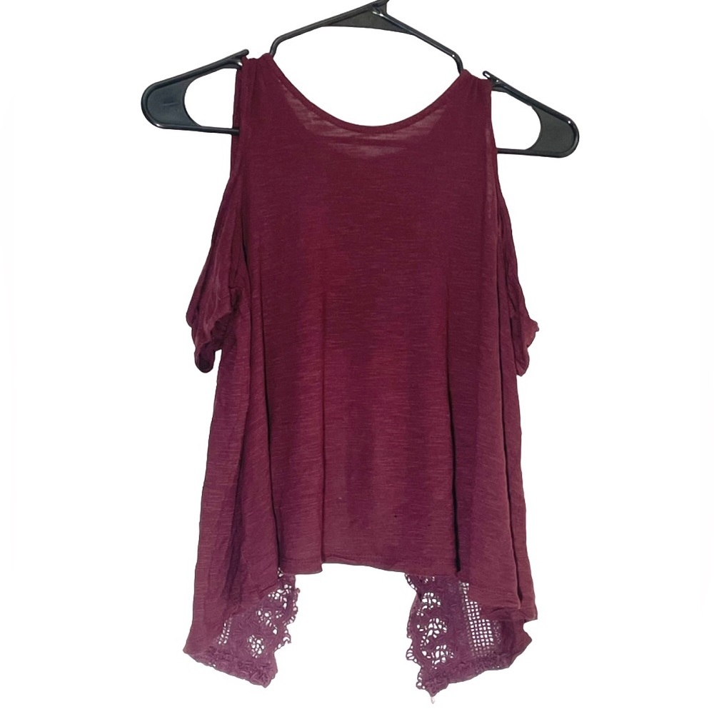 OPEN BACK COLD SHOULDER TOP